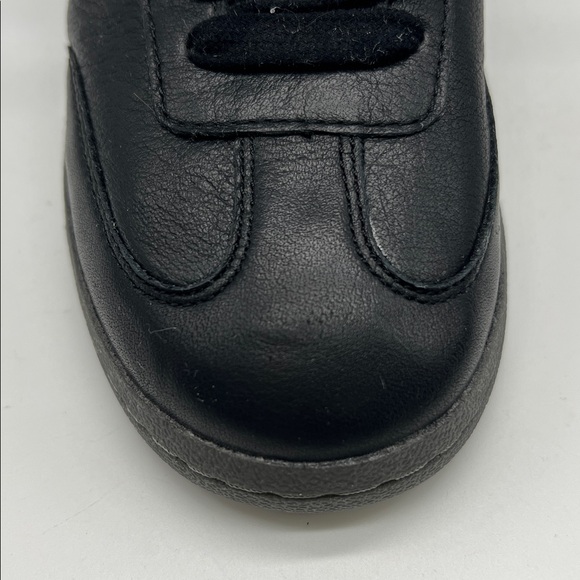 Steve Madden - NWOT Talon Black Leather Brown Faux Fur Trim Mule Sneaker SZ 6.5 - Picture 4 of 15